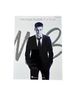 Michael Buble It's Time Sheet Music Vocal Piano Songbook Hal Leonard